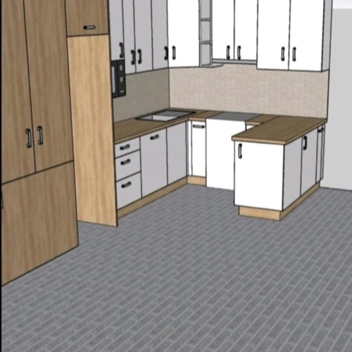 Kiváló minőségű konyhabútor tervrajz és látványterv